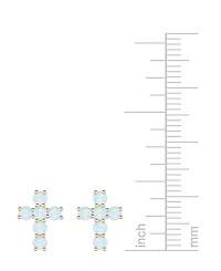 Lab Grown Sapphire Cross Stud Earrings (1 ct. t.w.) 10k White Gold (Also Grow Ruby, Pink Sapphire, & Opal)