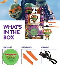 World Tech Toys Tmnt Michaelangelo Flying Ufo Helicopter
