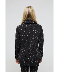 Oosc Clothing Women's High Neck Baselayer Top - Shining Star