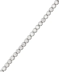 Diamond Link Bracelet (8 ct. t.w.) in 14k White Gold