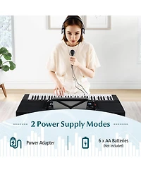 Sonart 61-Key Electronic Keyboard Piano Starter Set Toy
