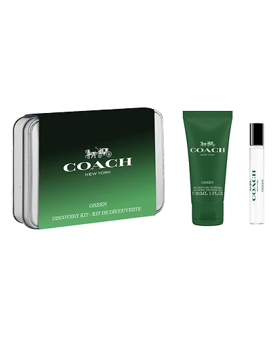 Free 2-Pc. Coach Green Discovery Kit with $115 purchase from the Men's Coach Fragrance Collection