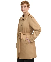 Hunter Women's Coated Gabardine Trench Jacket