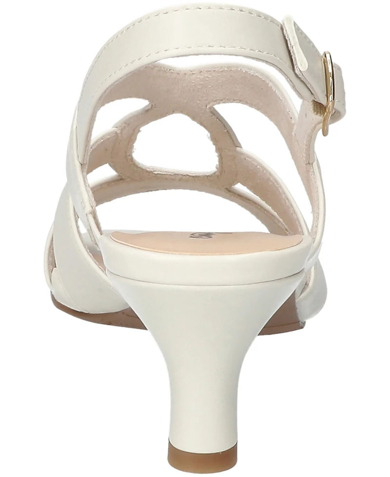 Easy Street Women's Zella Kitten Heel Sandals