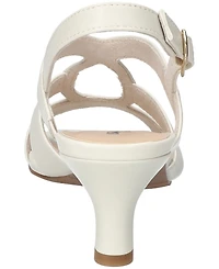 Easy Street Women's Zella Kitten Heel Sandals