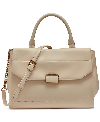 Karl Lagerfeld Paris Liana Large Leather Satchel