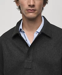 Mango Men's Regular-Fit Button-Down Shirt