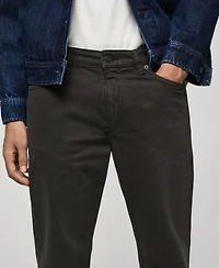 Mango Men's Ben Tapered Cropped Jeans