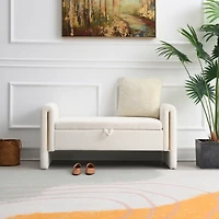 Streamdale Teddy Bed Bench with Storage and Arms