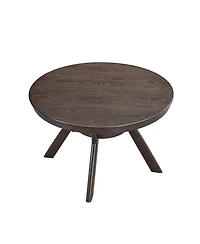 Streamdale 47" Round Modern Rubber Wood Dining Table