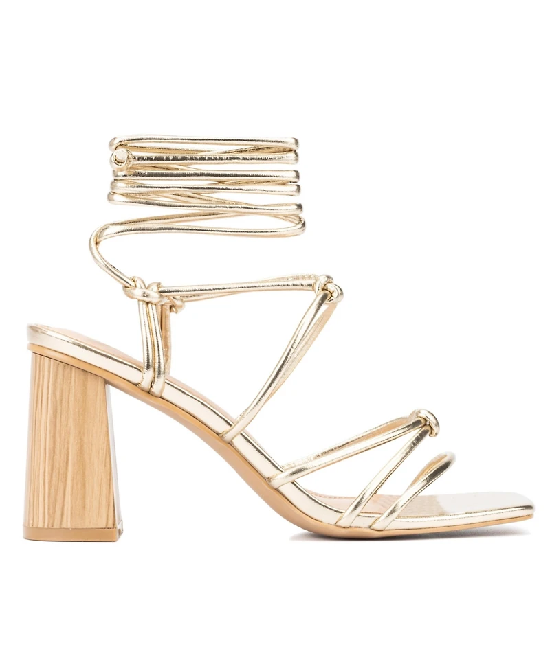 Bailey Women's Wooden Block Heel Sandals
