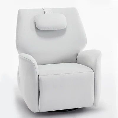 Swivel and Rocker Power Recliner Chair Max Degree 270° Heavy Duty Motion Mechanism with Usb Type-c Ports