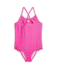 Polo Ralph Lauren Toddler and Little Girls Sailboat One-Piece Swimsuit