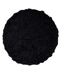 Home Weavers Bell Flower Bath Rug, 30" Round