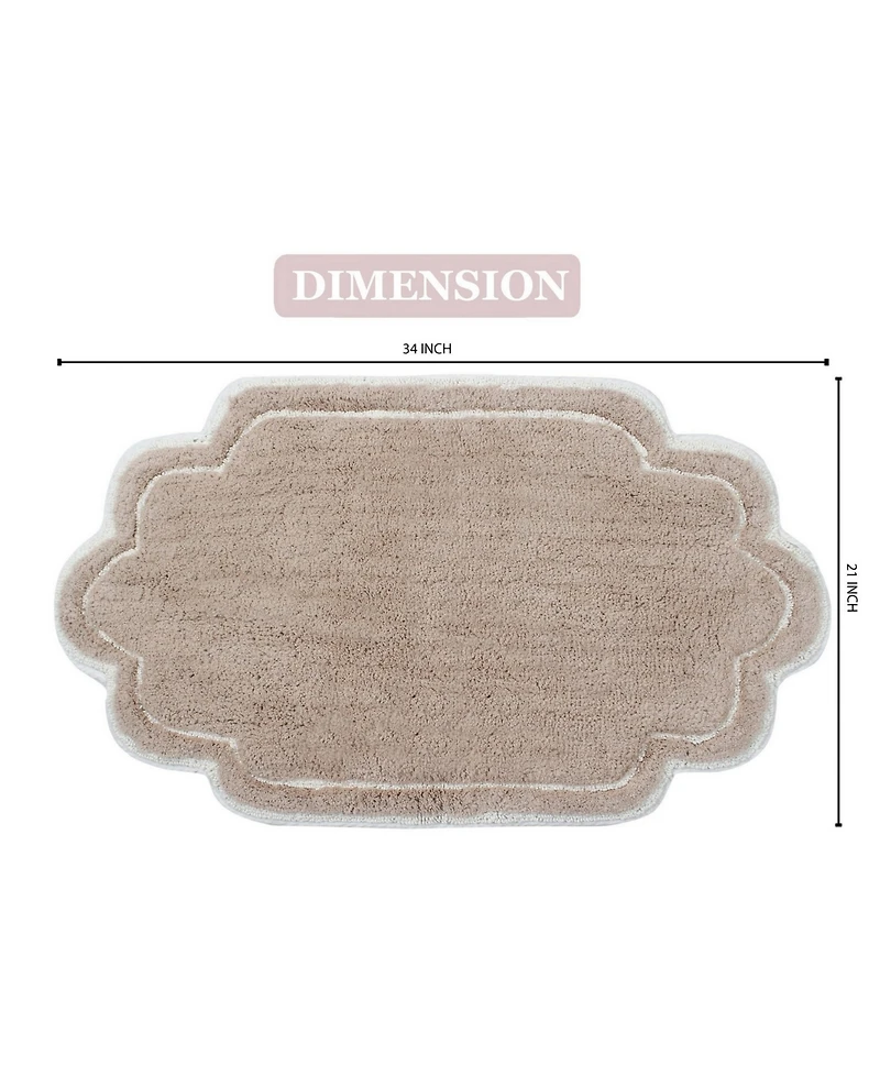 Home Weavers Allure Bathroom Rug, 21" x 34"