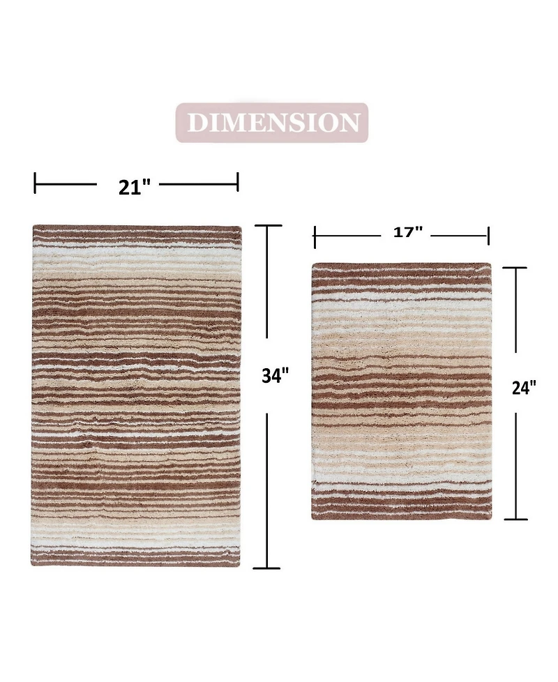Home Weavers Gradiation -Pc. Bath Rug Set