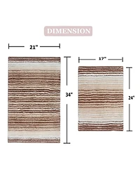 Home Weavers Gradiation -Pc. Bath Rug Set