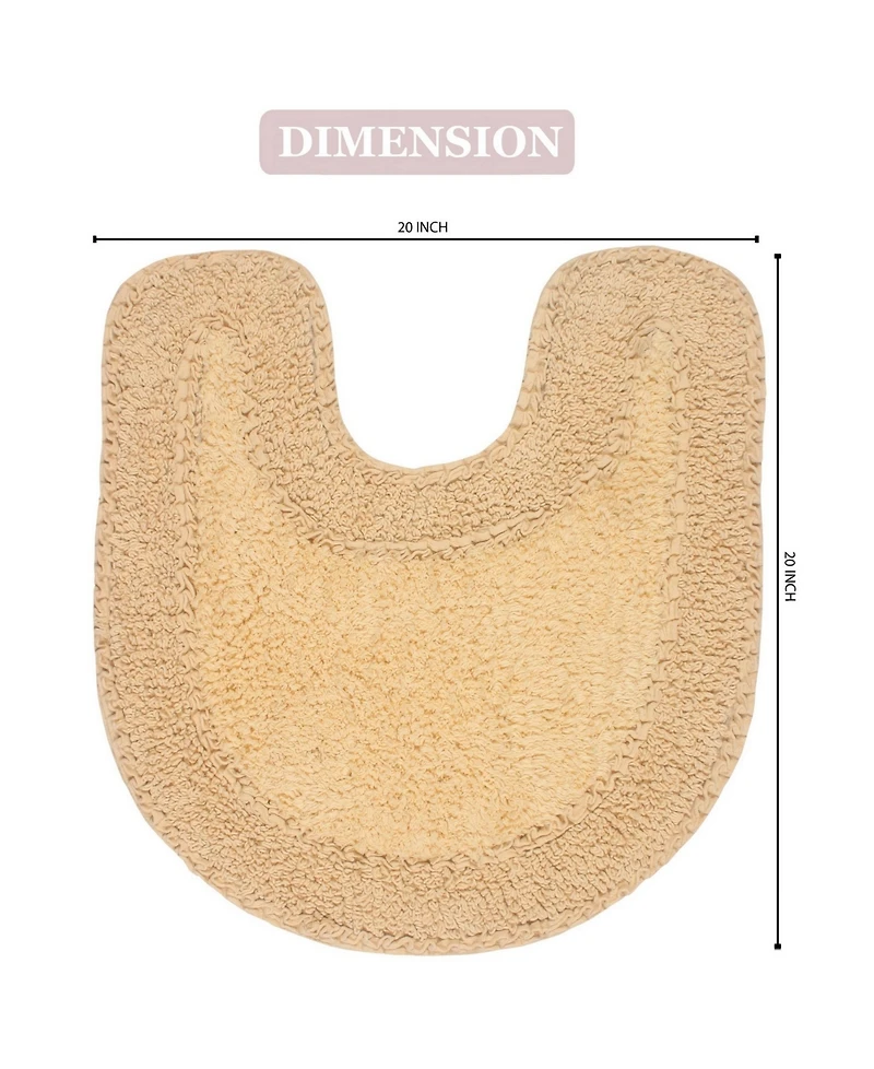 Home Weavers Double Ruffle Bath Rug, 20" x