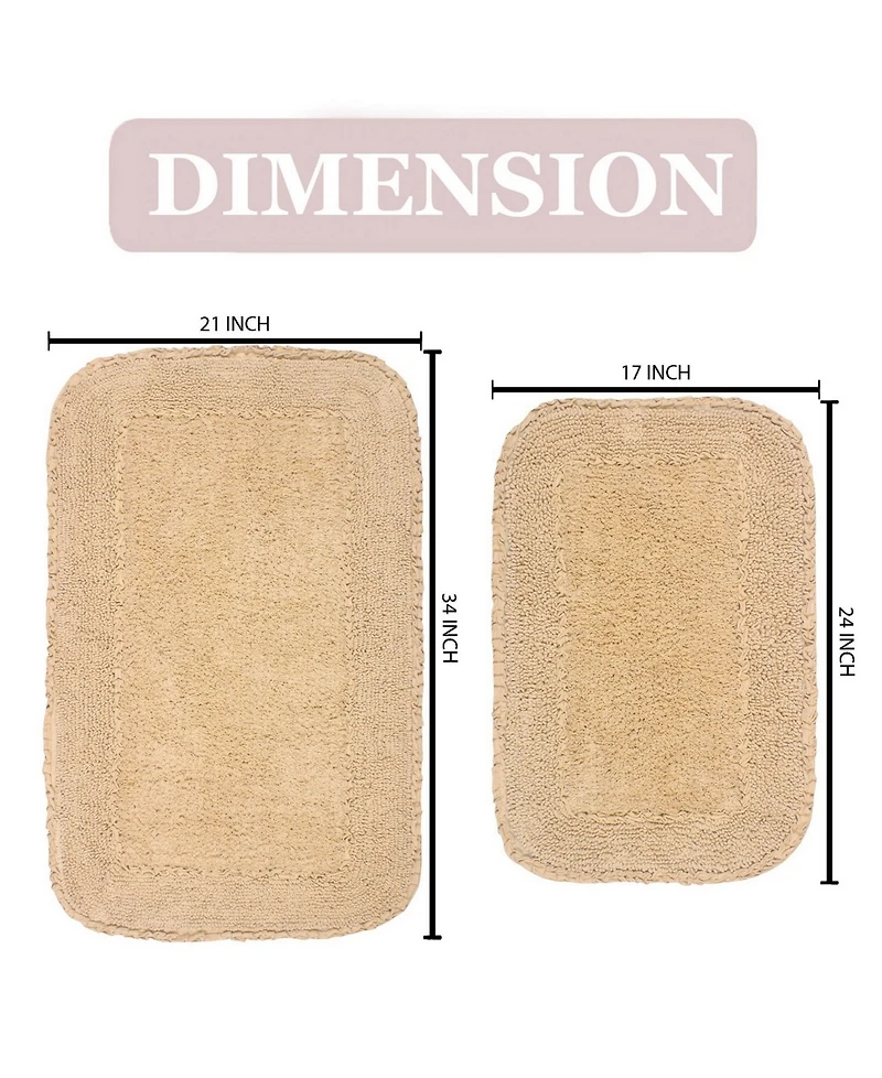 Home Weavers Radiant 2-Pc. Bath Rug Set