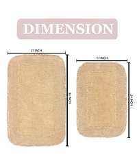 Home Weavers Radiant 2-Pc. Bath Rug Set