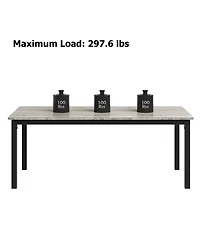 gaomon 70.9 Inch Long Dining Table for 6-8 People