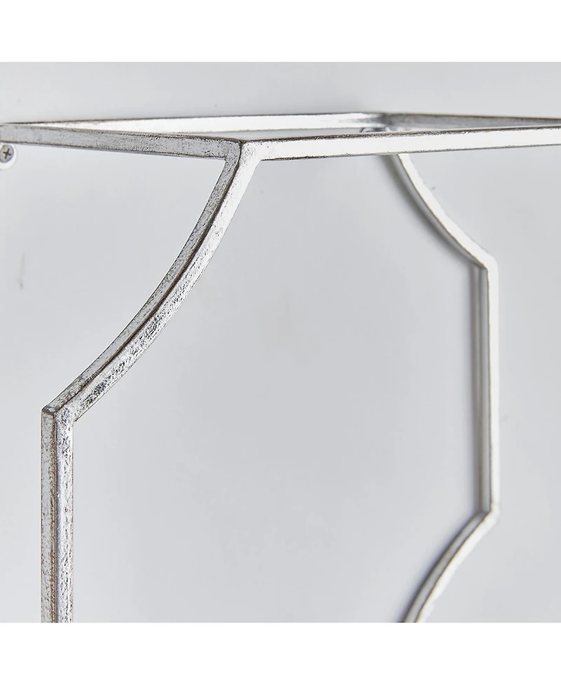 Hudson Mirrored Wall Shelves St/3