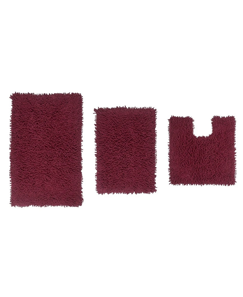 Home Weavers Fantasia 3-Pc. Bath Rug Set