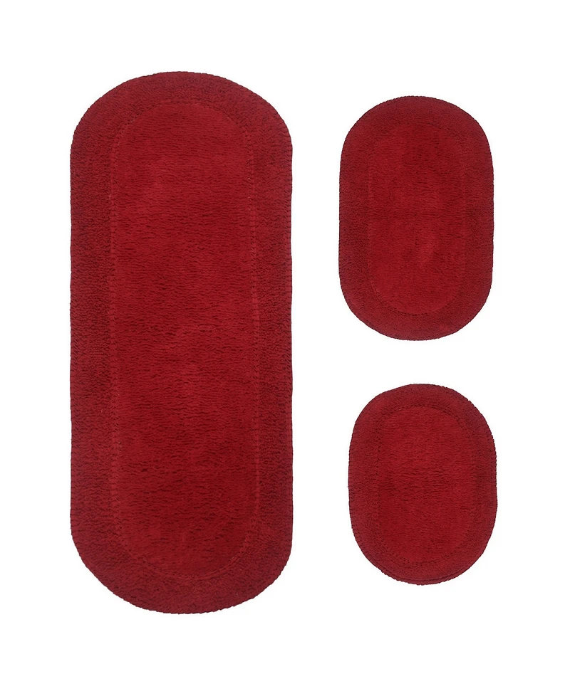 Home Weavers Double Ruffle -Pc. Bath Rug Set