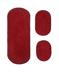 Home Weavers Double Ruffle -Pc. Bath Rug Set