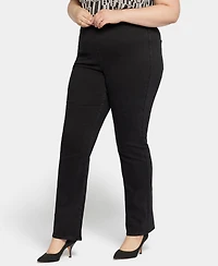 Nydj Plus Size Pull-On Straight Leg Pants