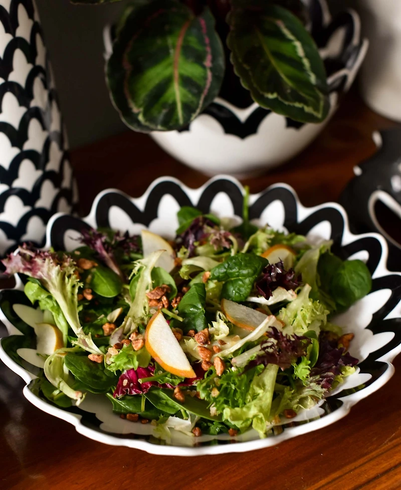 Coton Colors Arabesque Scallop Pasta Bowl