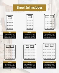 Superior 1000 Thread Count Cotton Blend Solid Deep Pocket Bed Sheet Set