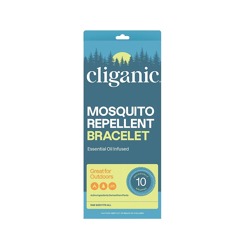 Mosquito Repellent Bracelets - Elastic - 1 Pack | 10 Count