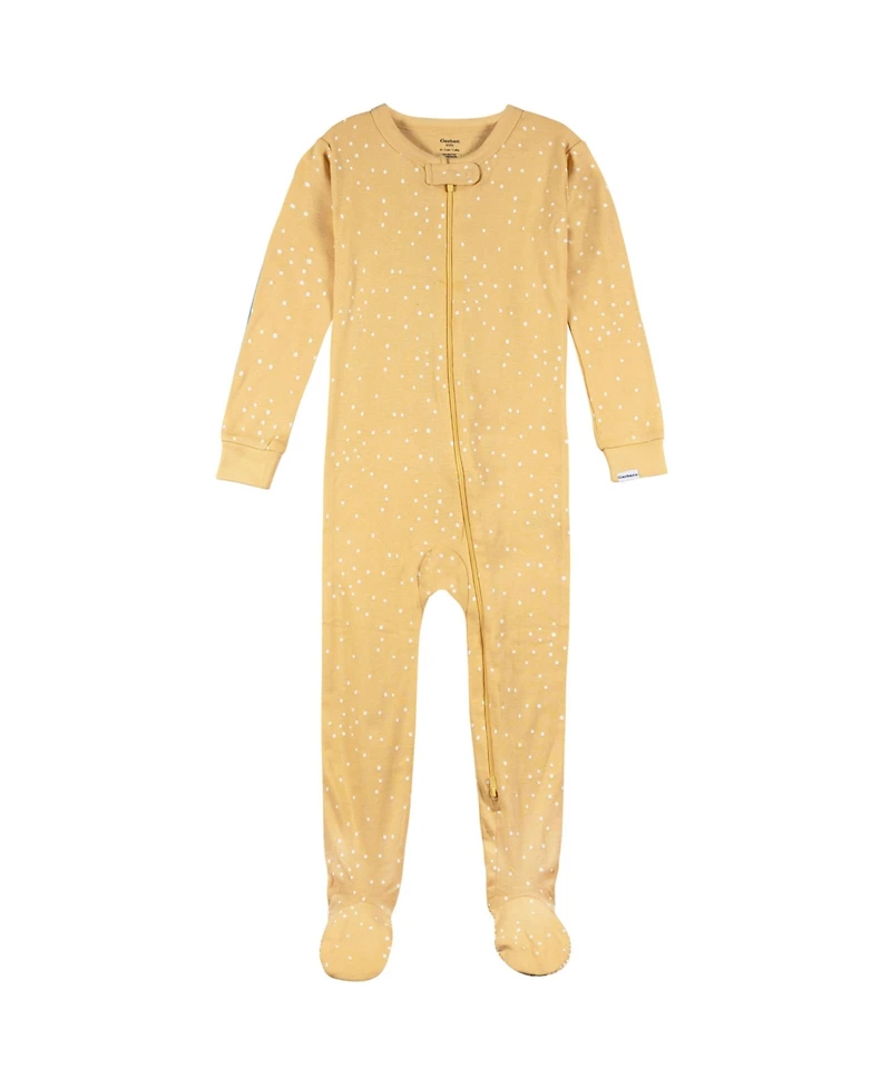 Gerber Toddler Boys' Snug Fit Footed Pajamas, 4-Pack, Farm