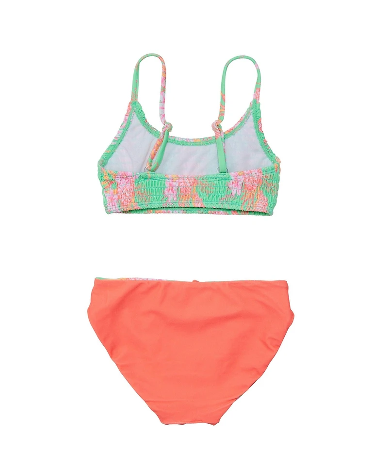 Snapper Rock Big Girls Coastal Shells Sustainable Bikini