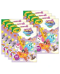 Crayola Uni-Creatures Coloring Book, 8 Pack