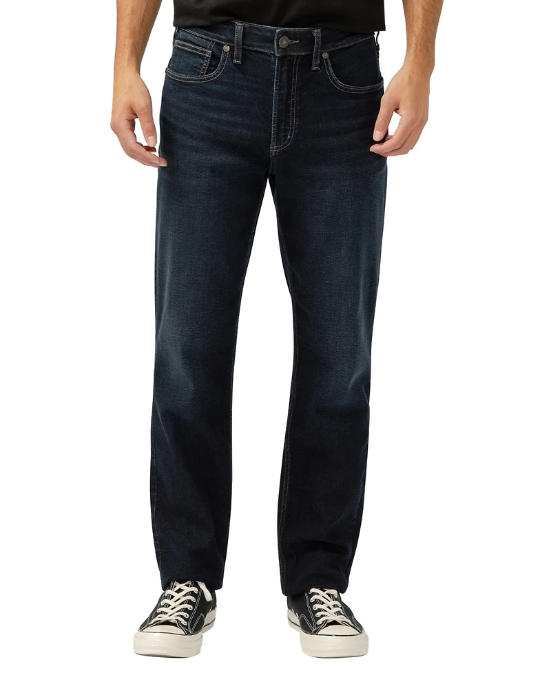 Silver Jeans Co. Men's Eddie Classic Athletic Fit Tapered Leg Jeans