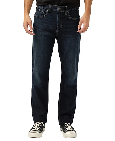 Silver Jeans Co. Men's Eddie Classic Athletic Fit Tapered Leg Jeans