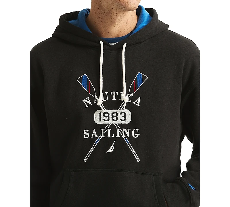 Nautica Men's Pullover Logo Graphic Hoodie