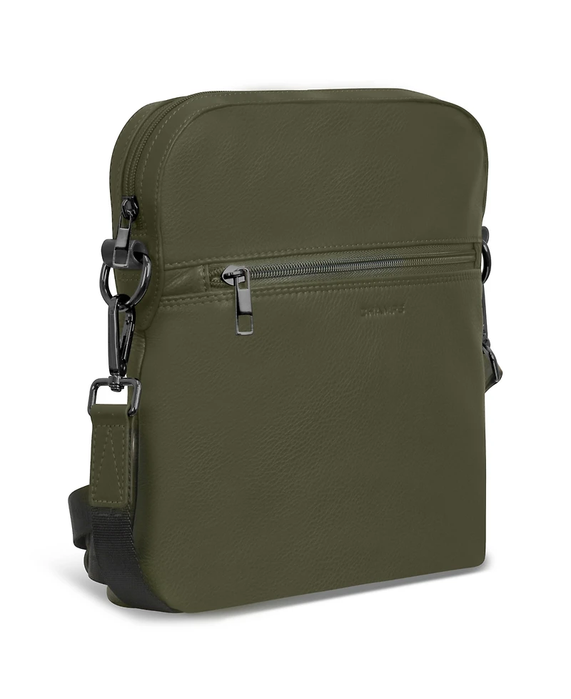 Champs Onyx Leather Crossbody Bag