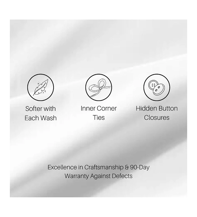 Pre-washed Linen Duvet Cover Set, Full/Queen