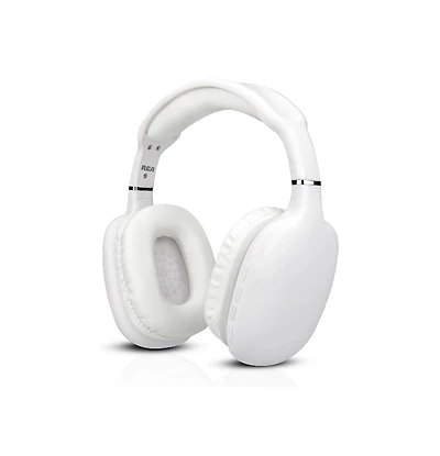 Rca Wave-53 Active Noise Cancelling Wireless Over-Ear Headphones Hi-Res Audio, 40H Anc Playtime, Big Bass, Transparency Mode for Travel, Work, and Wor