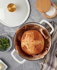 Smith and Clark Sage Green 3-Quart Enameled Cast Iron Dutch Oven
