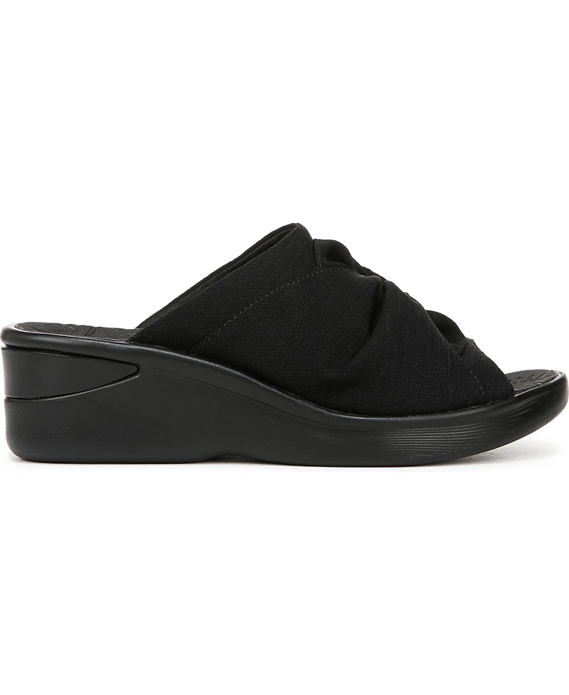 LifeStride Women's Smile 3 Washable Slide Wedge Sandals