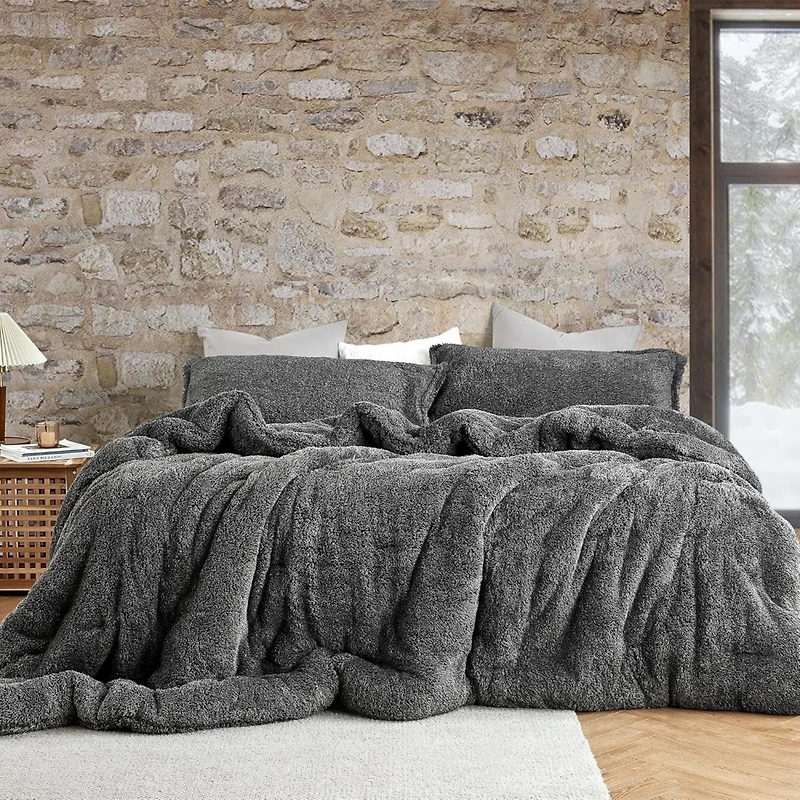 Coma Inducer Oversized Comforter - The Original Plush - Frosted Polar Marsh , King