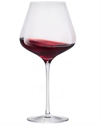 Stolzle Lausitz Quatrophil Burgundy Glasses, Set of 4