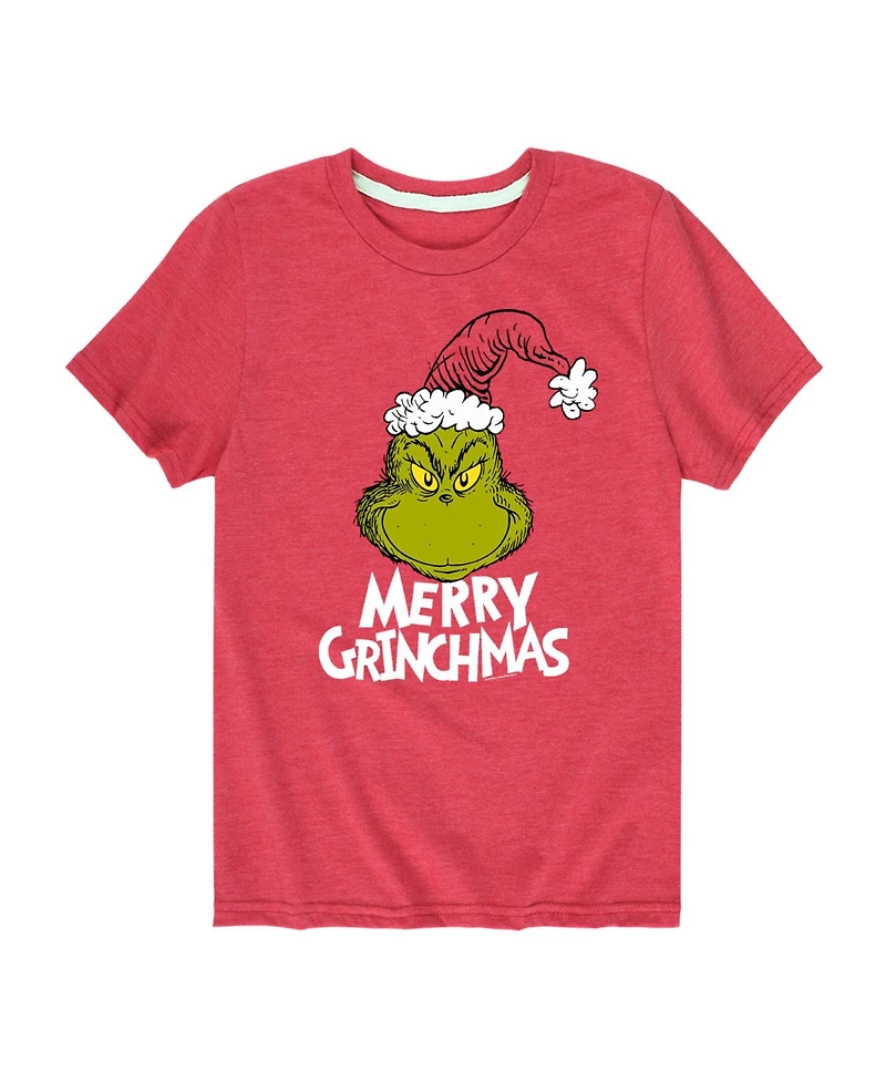 The Grinch Big Boys Merry Grinchmas Graphic Tee