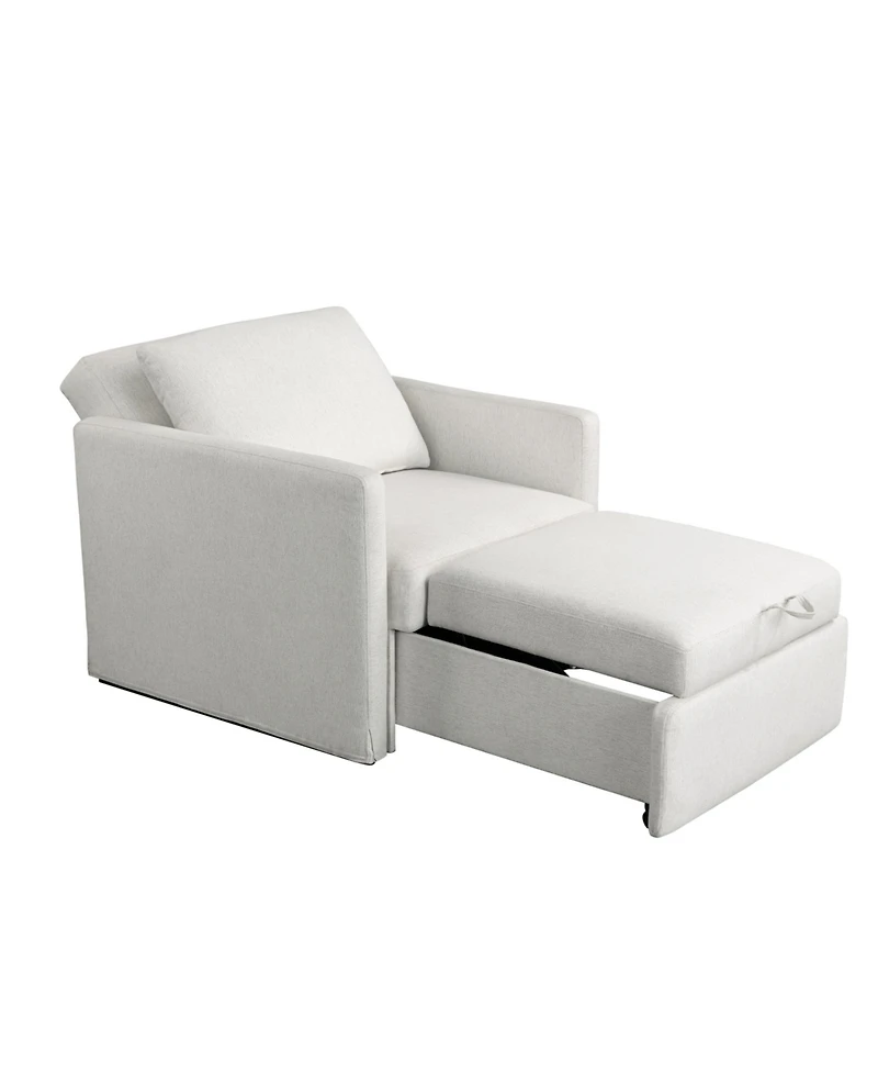 Serta 35" Polyester Billings Convertible Chair