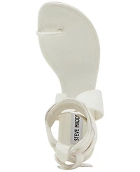 Steve Madden Women's Symone Lace-Up Kitten-Heel Sandals