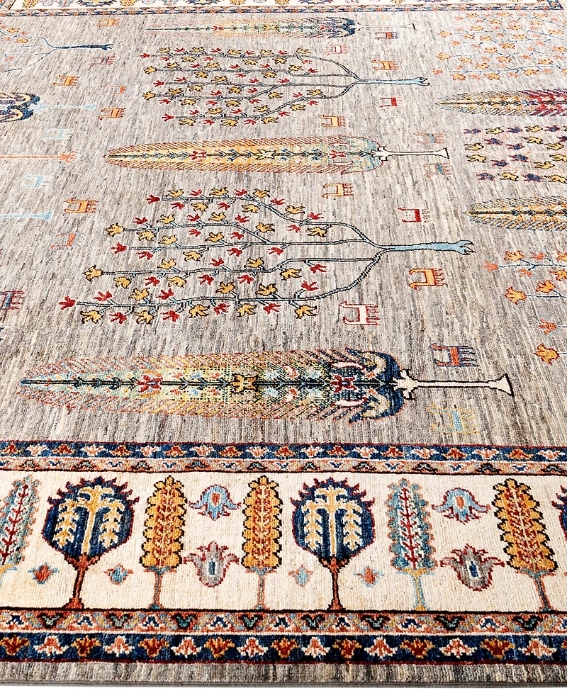 Adorn Hand Woven Rugs Tribal M1999 8'4"x10'4" Area Rug